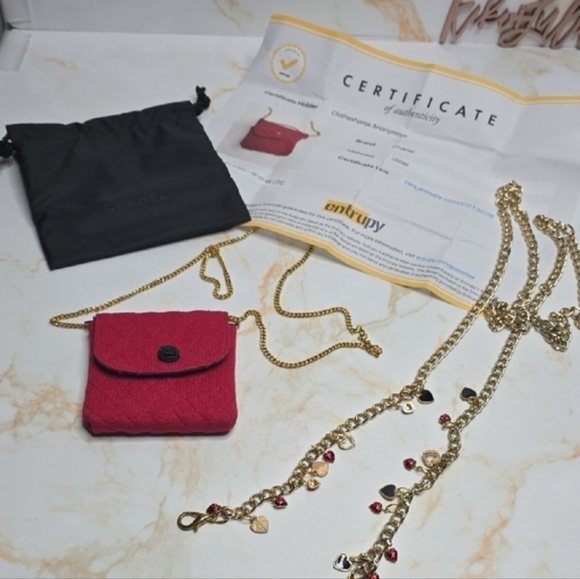 CHANEL Handbags - Chanel jersey pink Raspberry Micro Vintage Bag